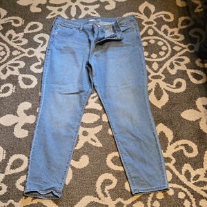 Old Navy Super Skinny Mid-Rise Jeans - Blue